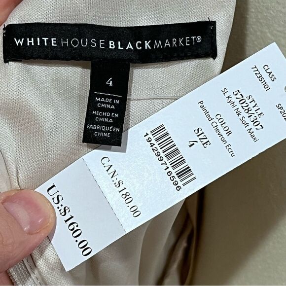 WHBM sleeveless halter maxi dress - Picture 13 of 16